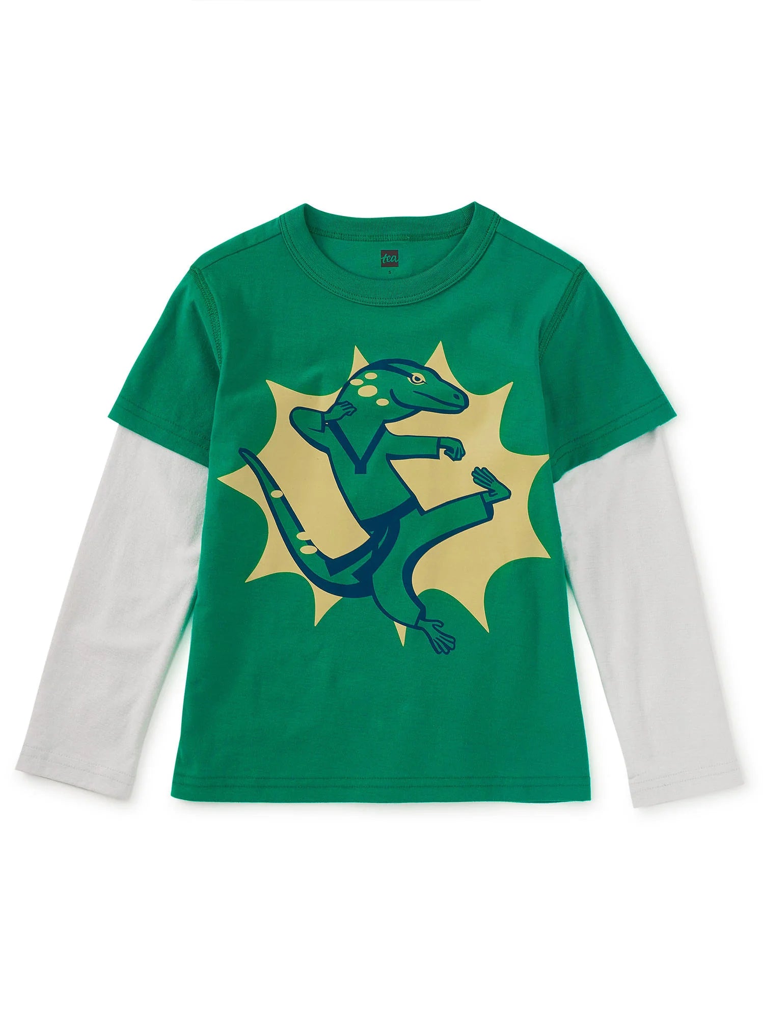 Viridian Green Taekwondo  Lizard Layerd Tee