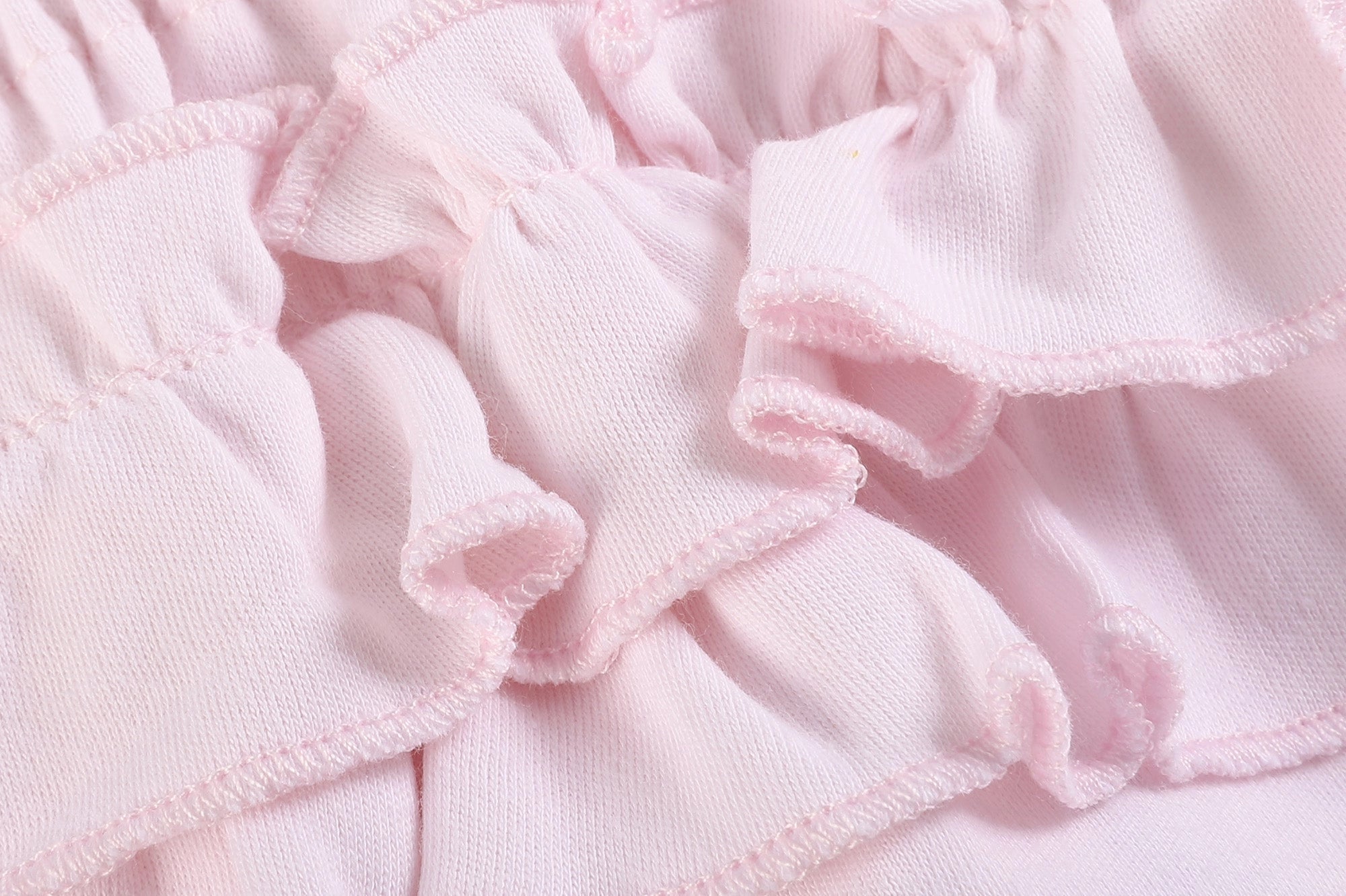 White and Pink Baby Bloomers Knit 2pc Set