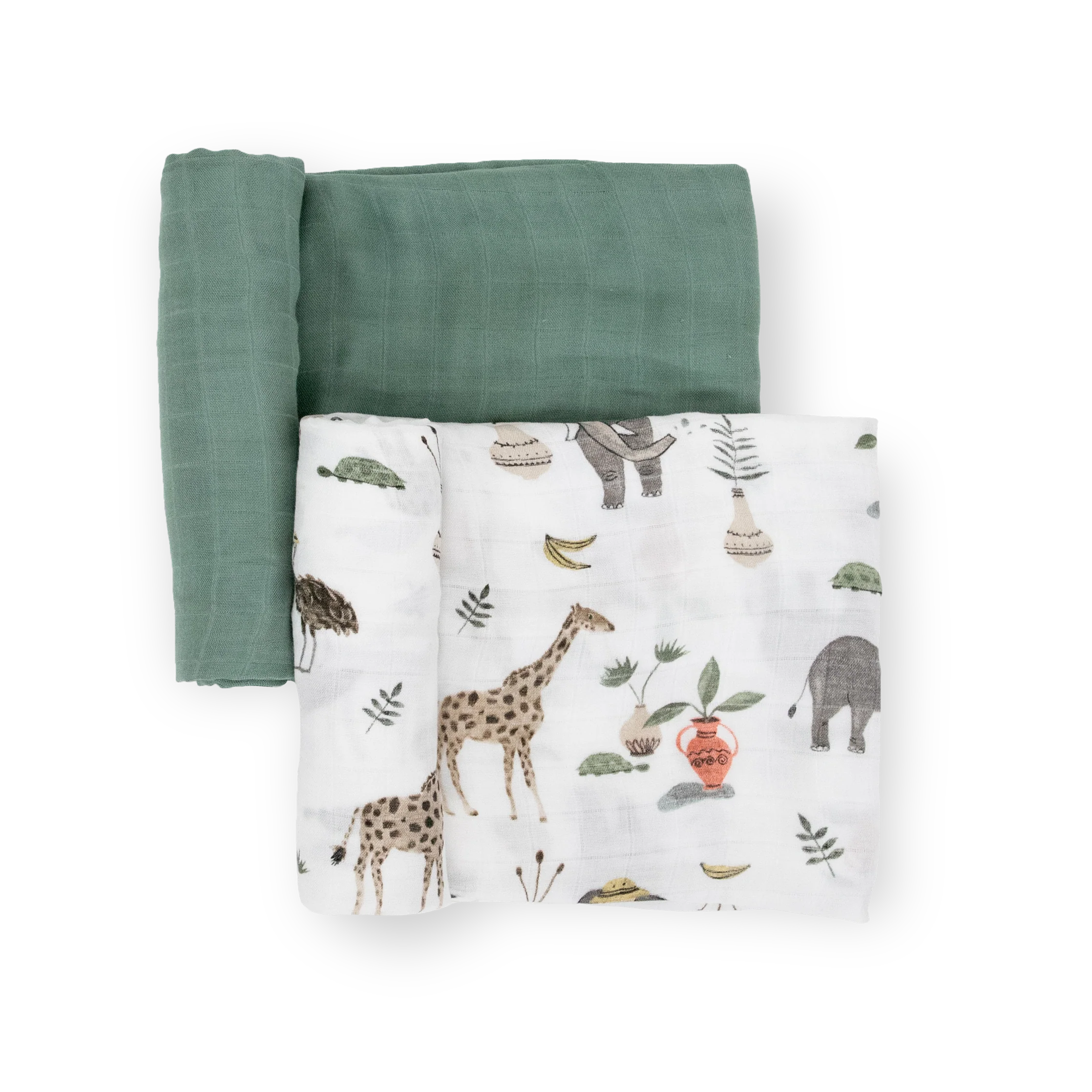 Cotton Muslin Swaddle 2pk