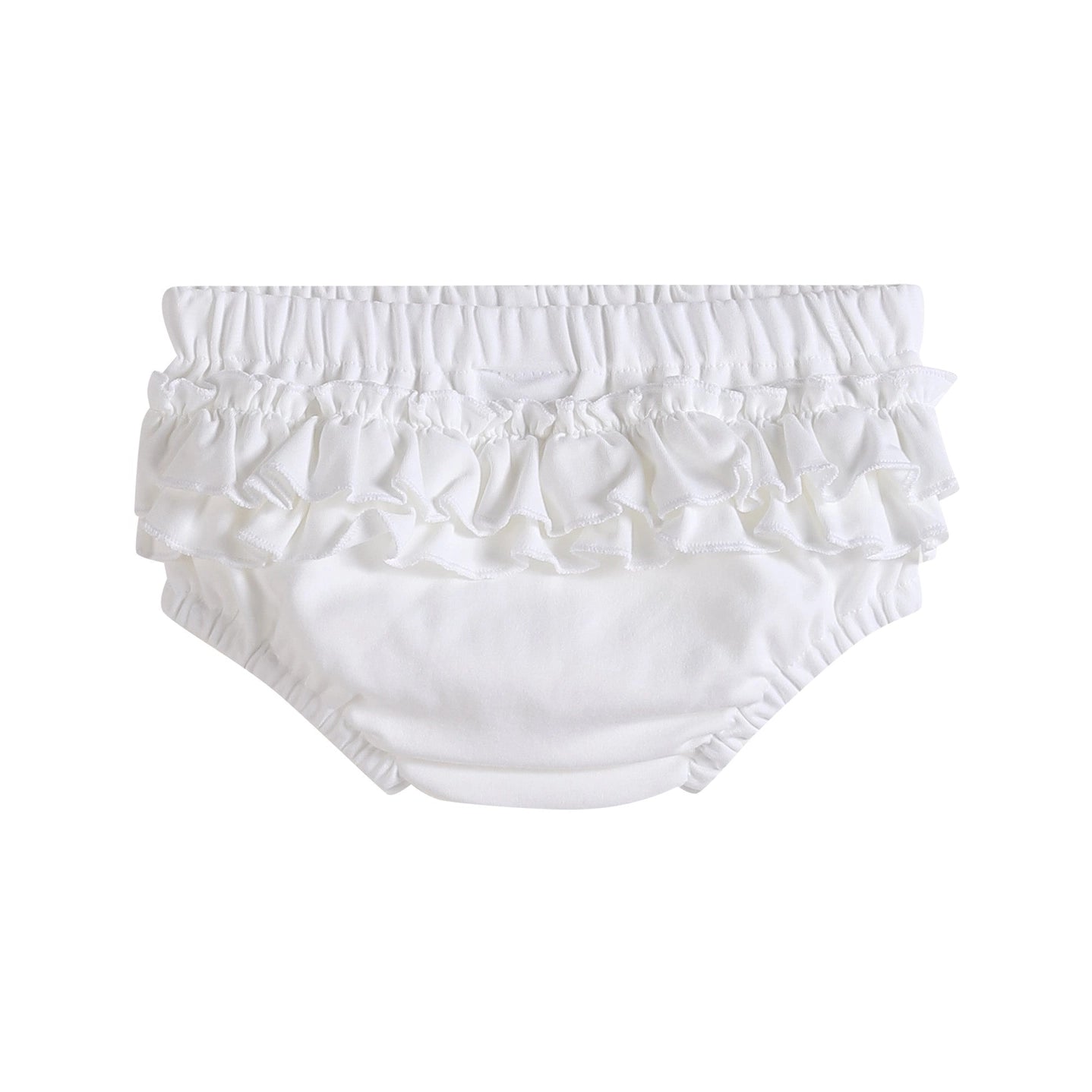 White and Pink Baby Bloomers Knit 2pc Set