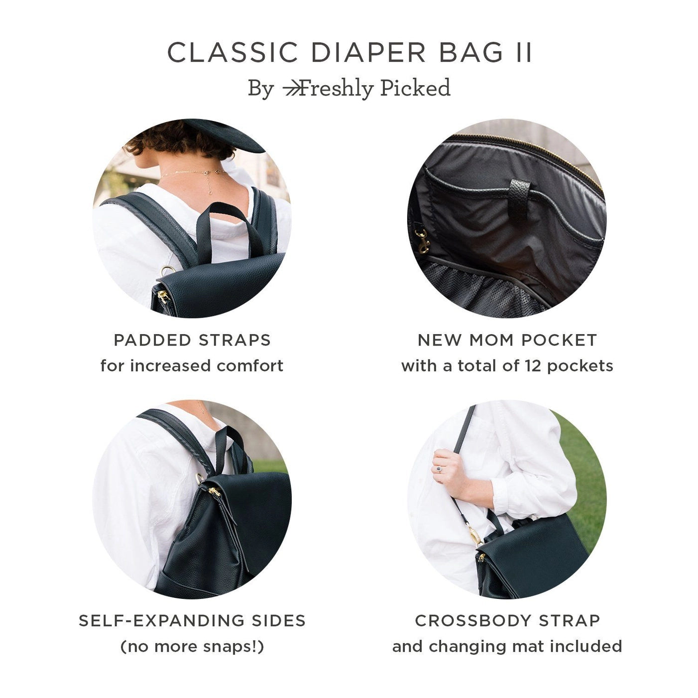 Freshly Picked Classic Diaper Bag