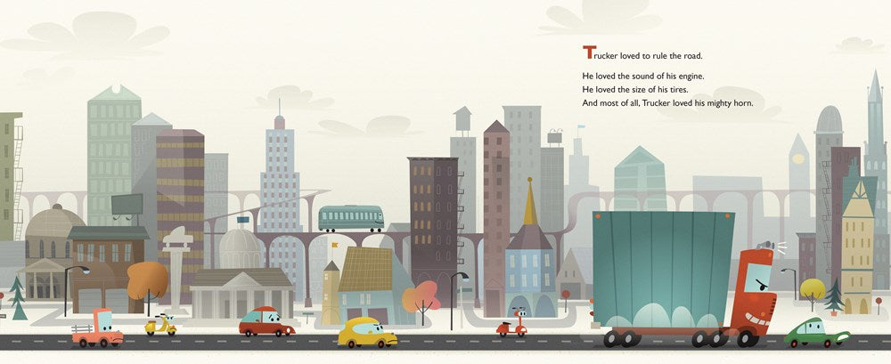 Trucker and Train Board Book : Hannah Stark