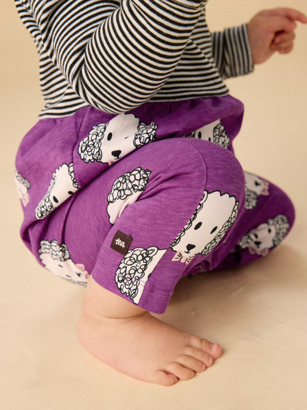 Magenta Maltipoo Print Mix Romper