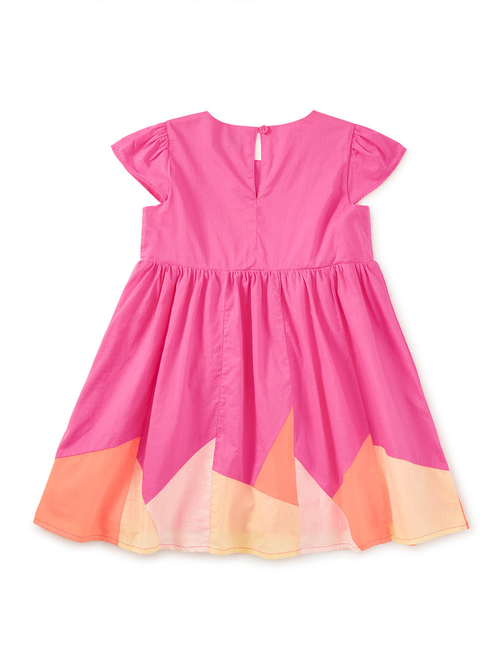 Astilbe Pink Cap Sleeve Jogakbo Dress