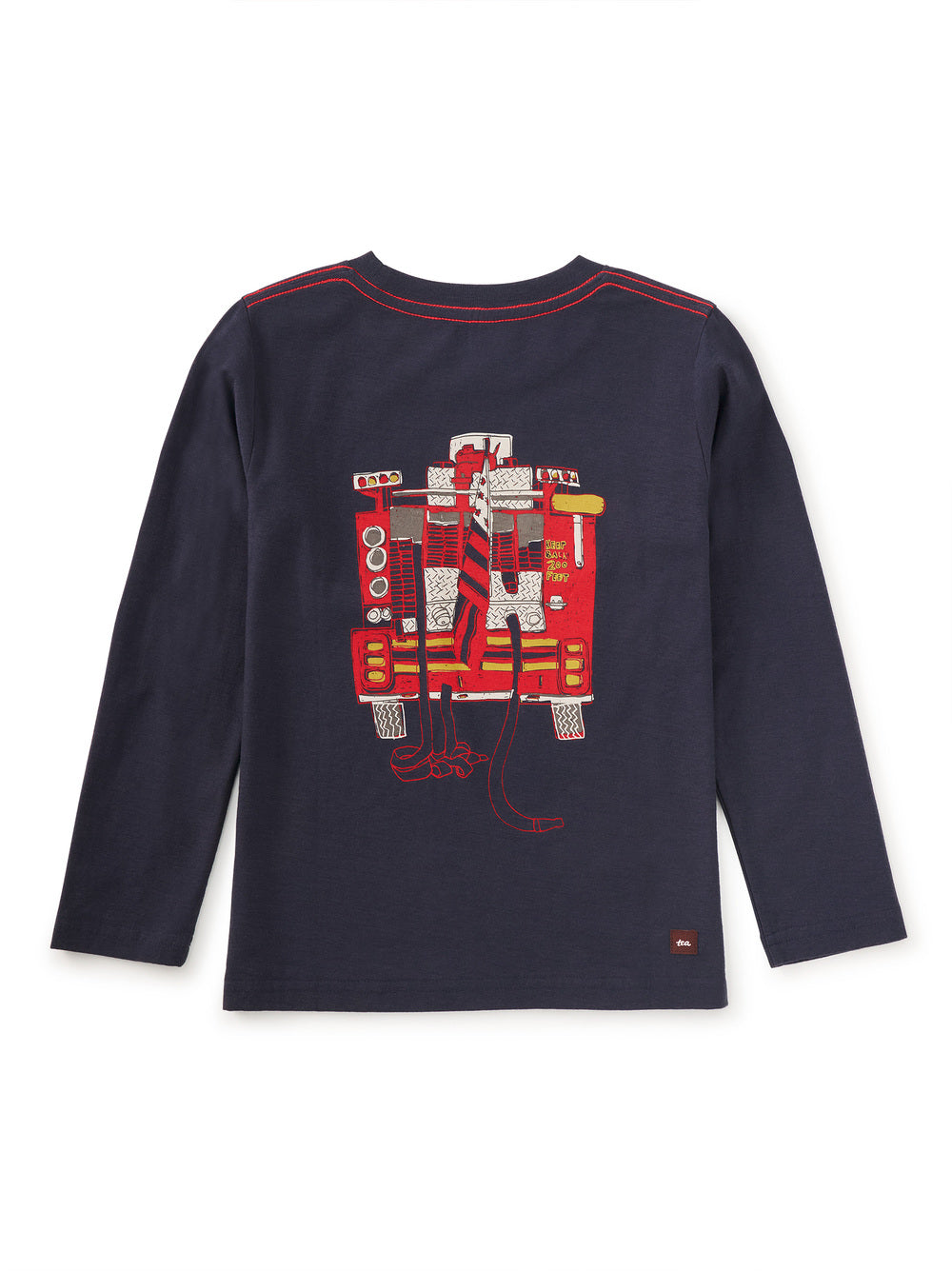 Indigo 2-Sided Firetruck LS Tee