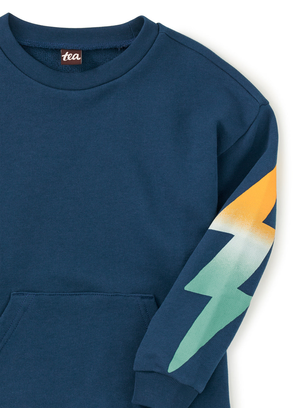 Bedford Blue Lightning Sleeve Kanga Sweatshirt