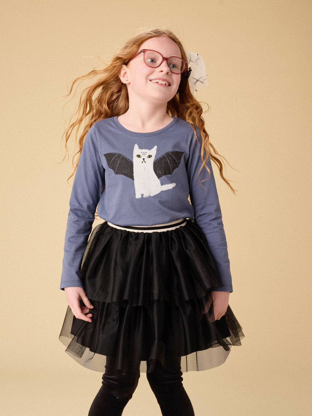 Jet Black Tulle Twirl Skirt