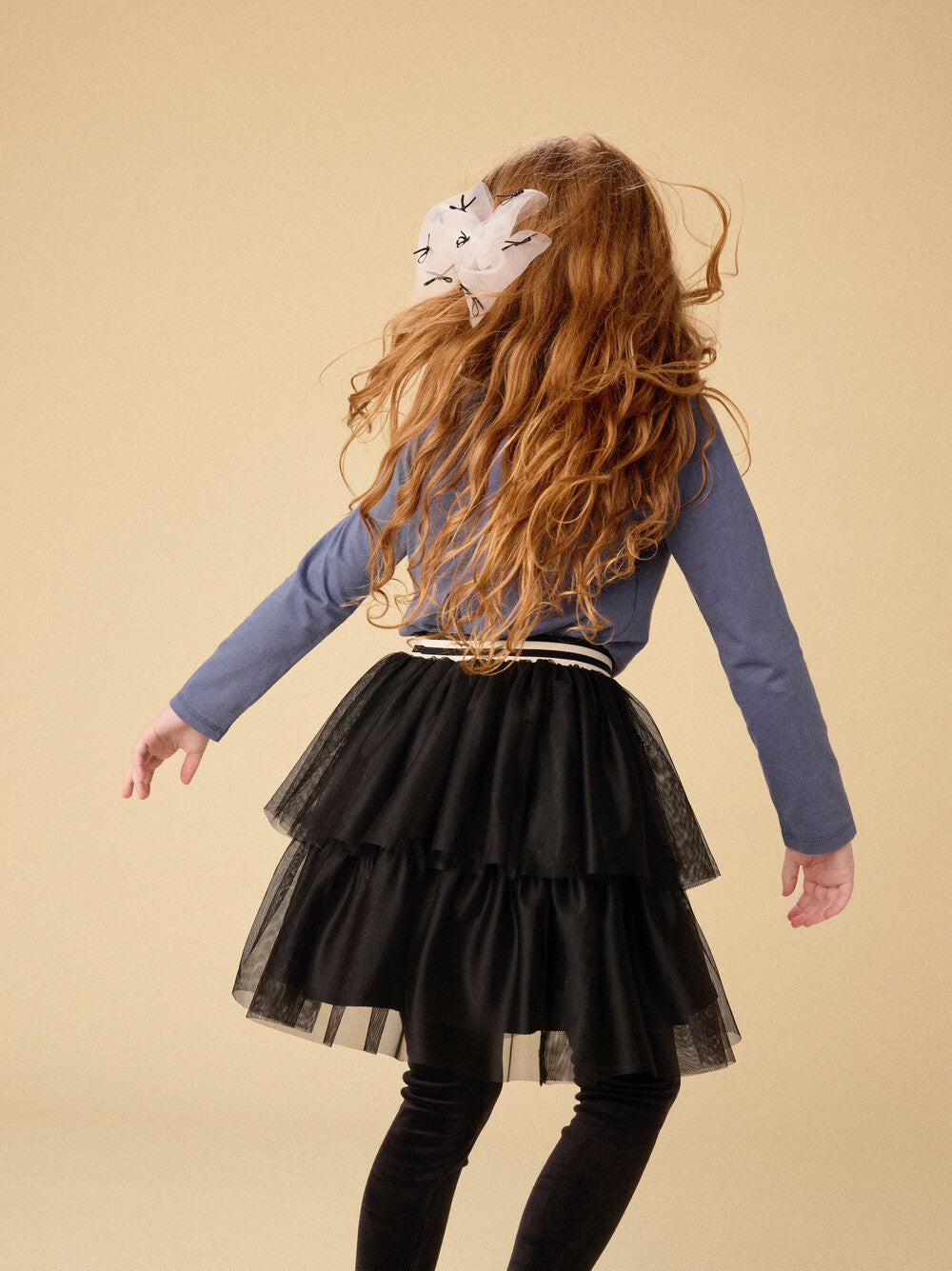 Jet Black Tulle Twirl Skirt