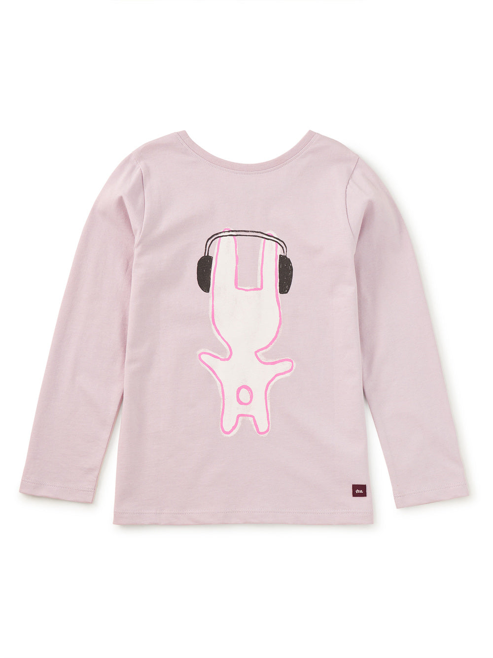 Urchin Purple Bunny Bop Graphic LS Tee