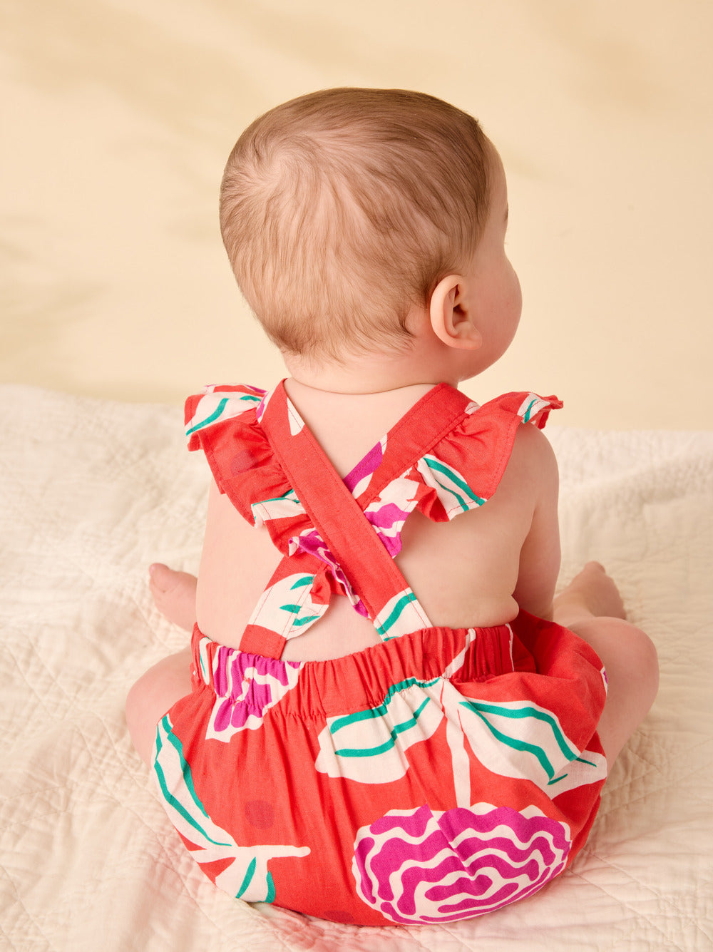 RUFFLE BUBBLE BABY ROMPER