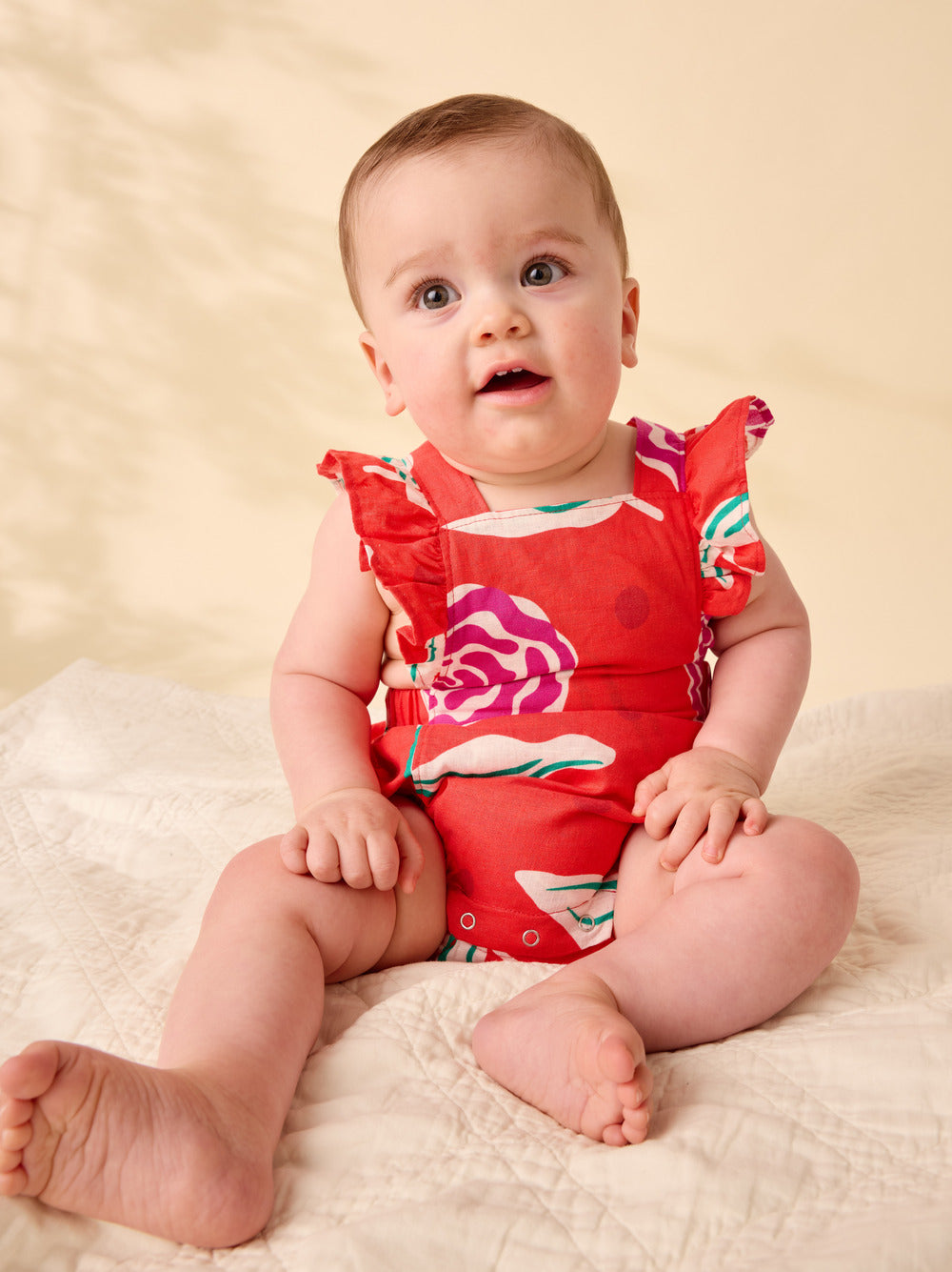 RUFFLE BUBBLE BABY ROMPER