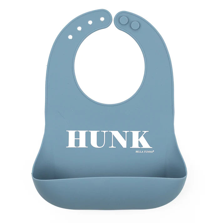 Blue Hunk Wonder Bib