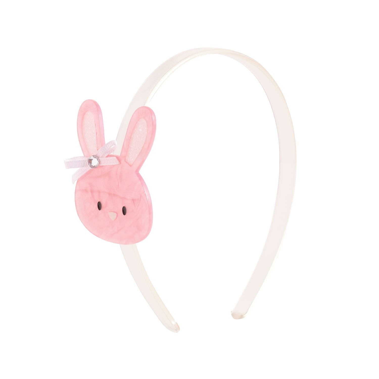 Pink Bunny Acrylic Headband