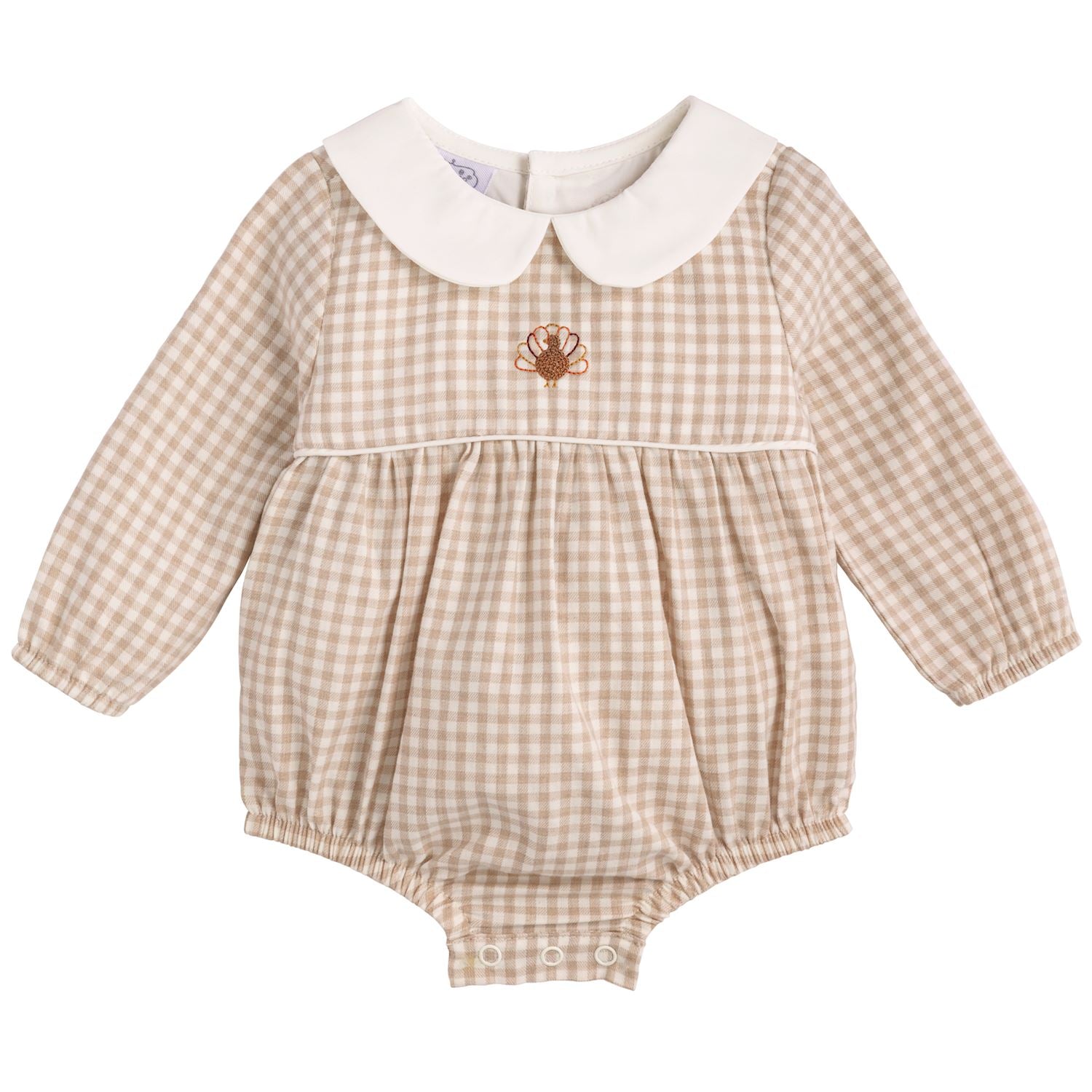 Collared Gingham Turkey Bubble
