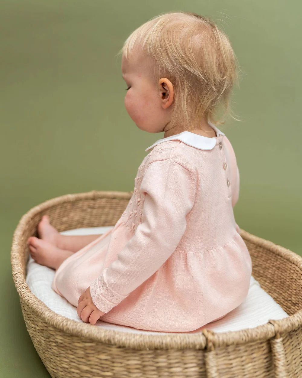 Milan Knit Peter Pan Tulip Sweater Dress