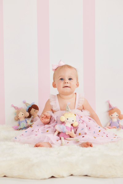 Sparkle Mesh Birthday Dress