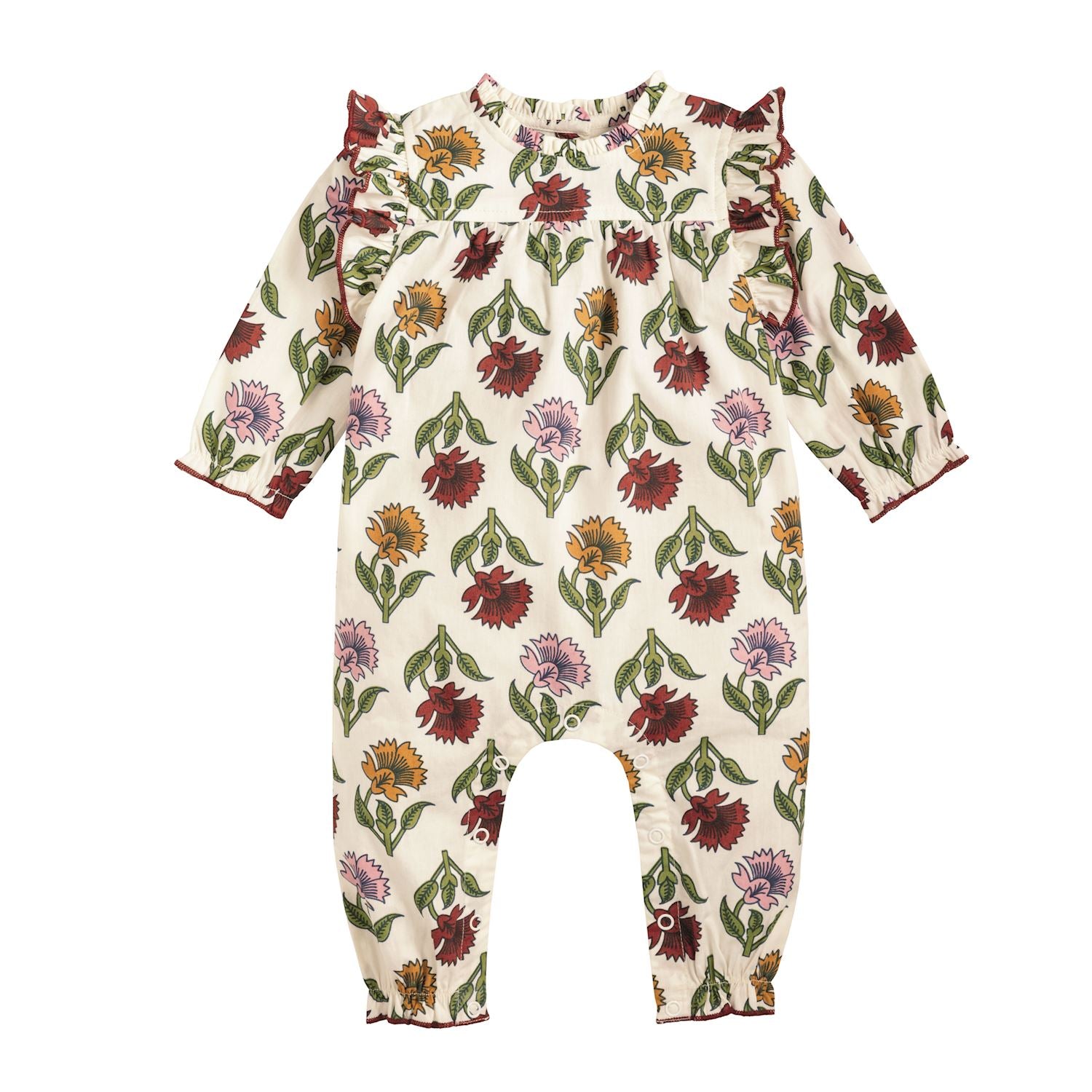 Fall Multi Floral Romper