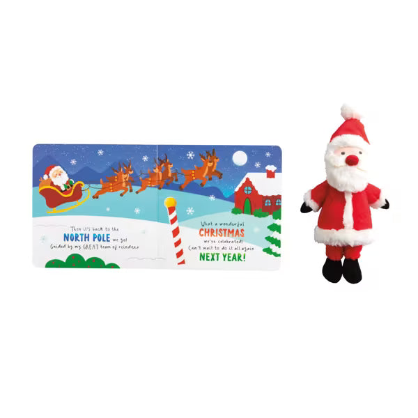 Santa Book with Plush