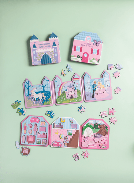 Dollhouse Magnetic Puzzle Book