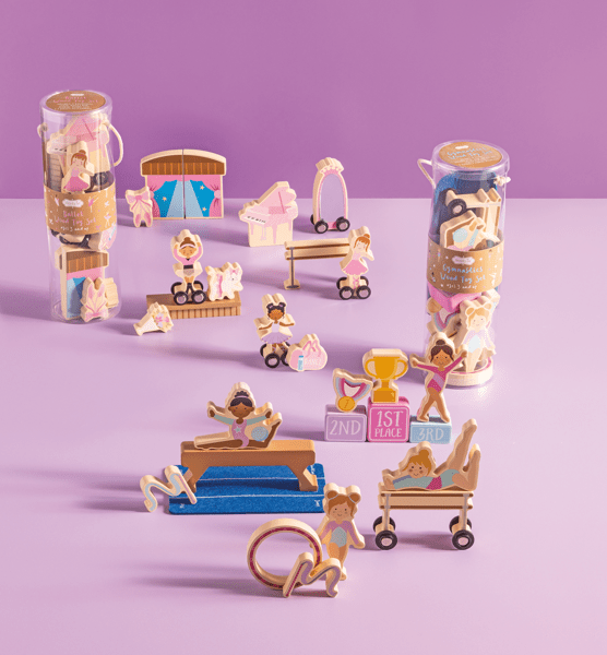Ballet Wood Toy Set