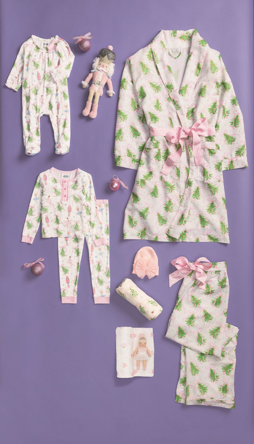 Christmas Tree Swaddle Set