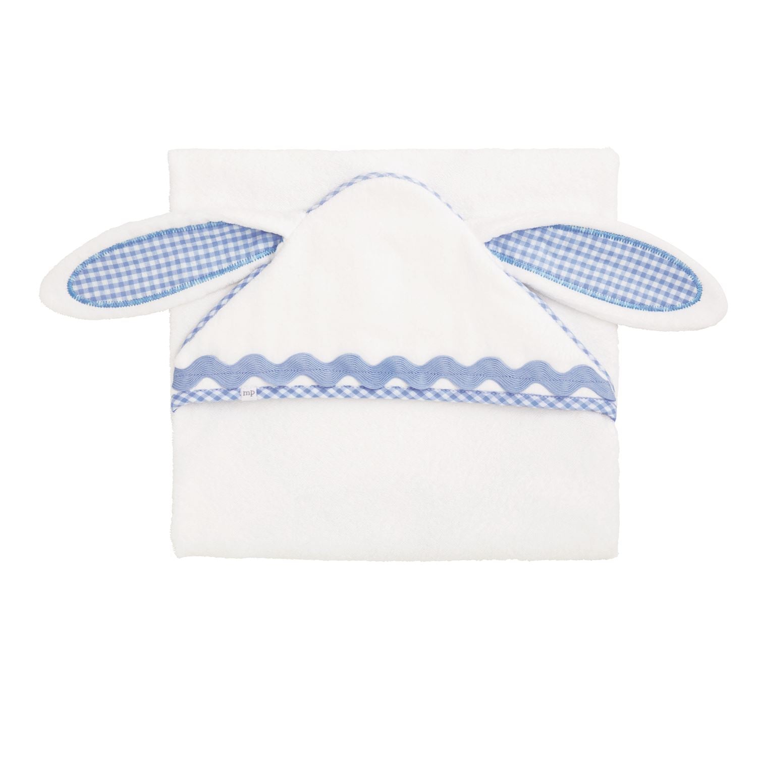 Blue Bunny Hooded Towel