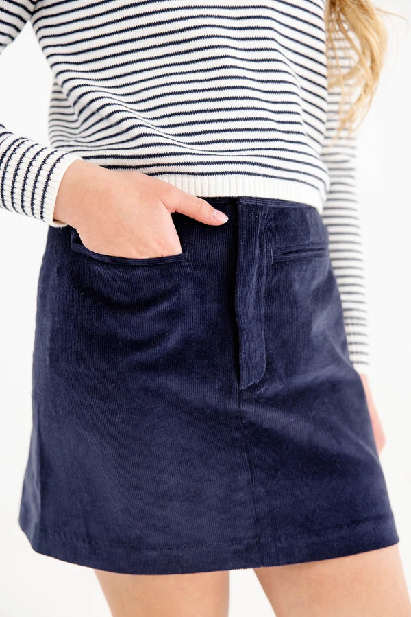 TBBC Stevi Skirt Nantucket Navy