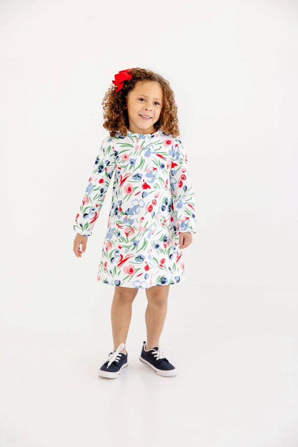 TBBC LS Lizzie's Luxe Leisure Dress Fair St Floral