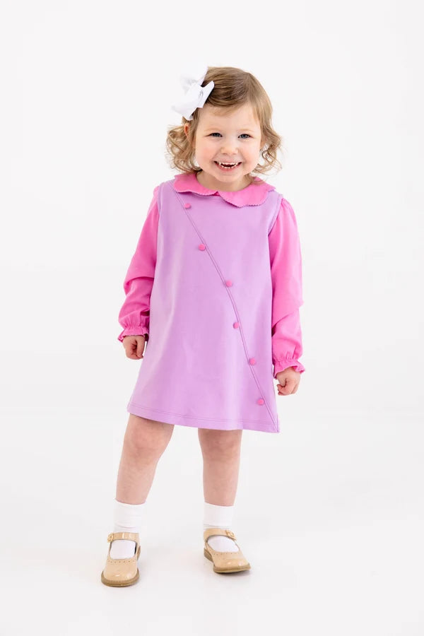 TBBC Emma's Elbow Patch Top - Winter Park Pink