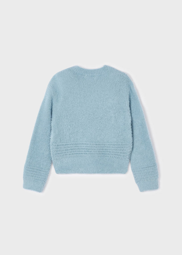 Light Blue Fuzzy Sweater