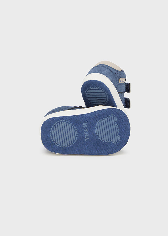 Blue Baby Sneaker w Velcro Straps
