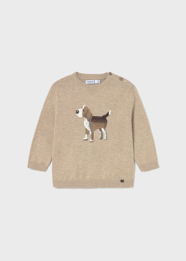 Camel Beagle Puppy Sweater