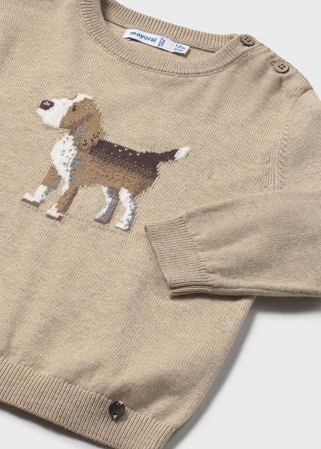 Camel Beagle Puppy Sweater