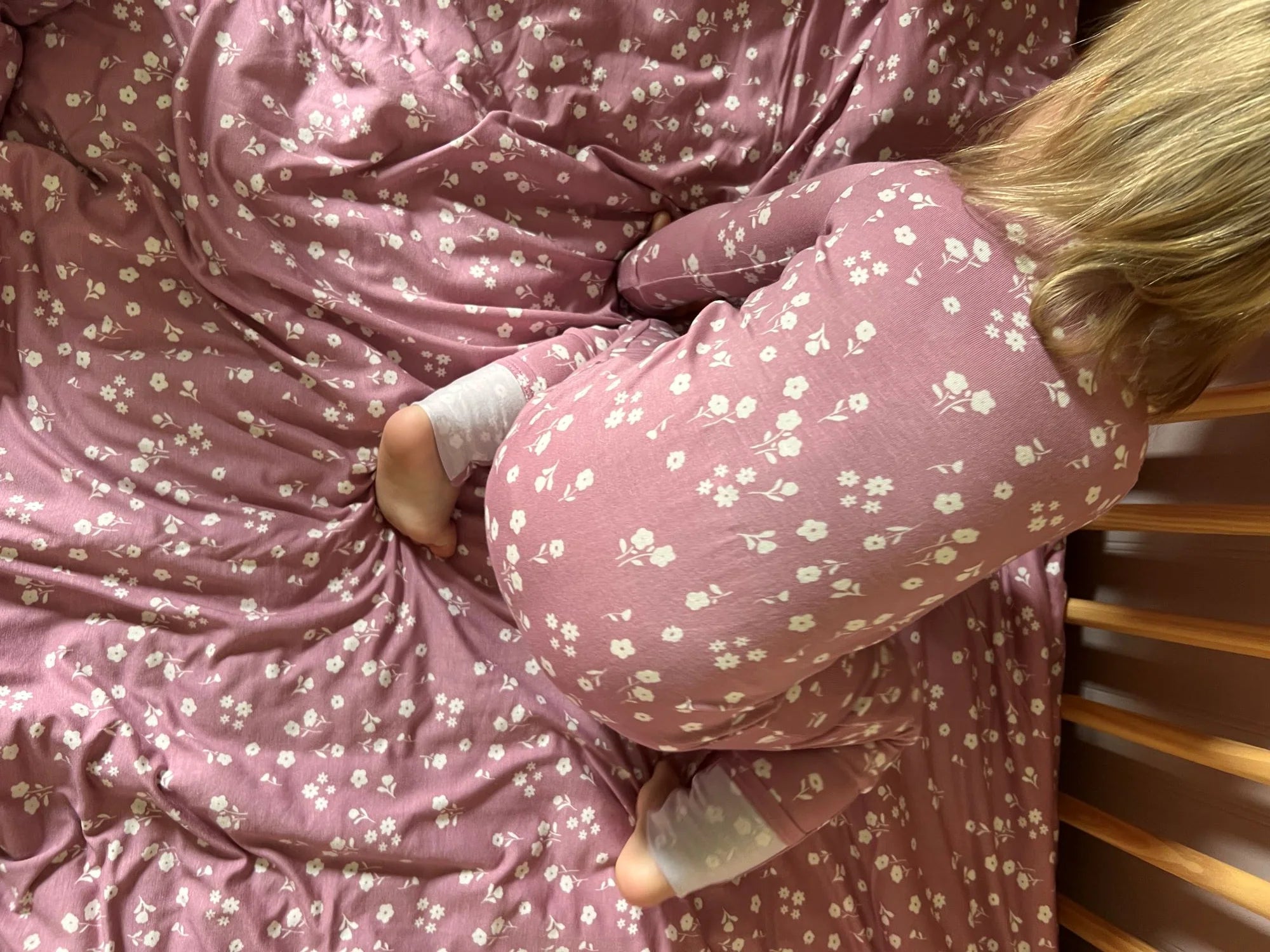 Rosie Mini Floral Convertible Romper Footie