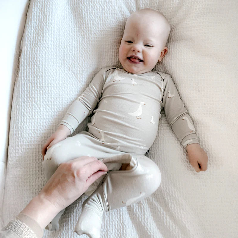 Goose Convertible Romper Footie