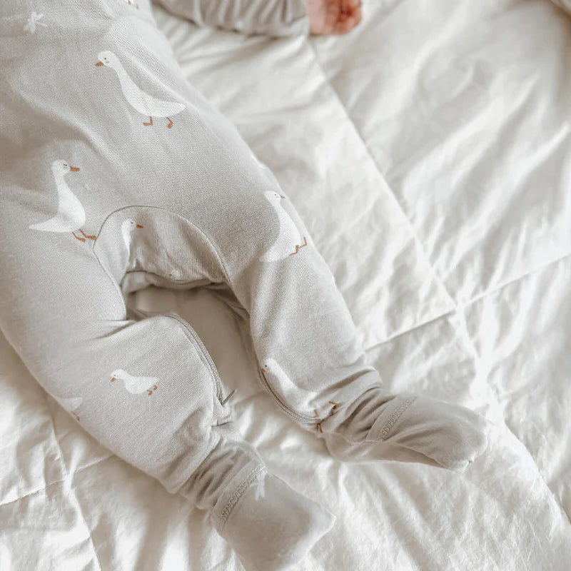 Goose Convertible Romper Footie