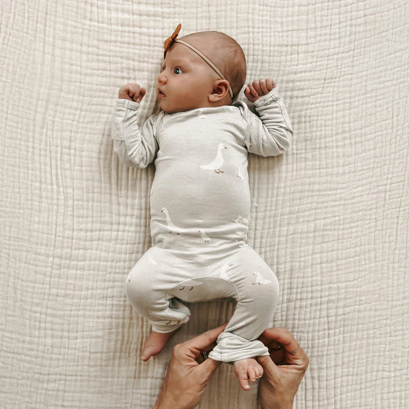 Goose Convertible Romper Footie