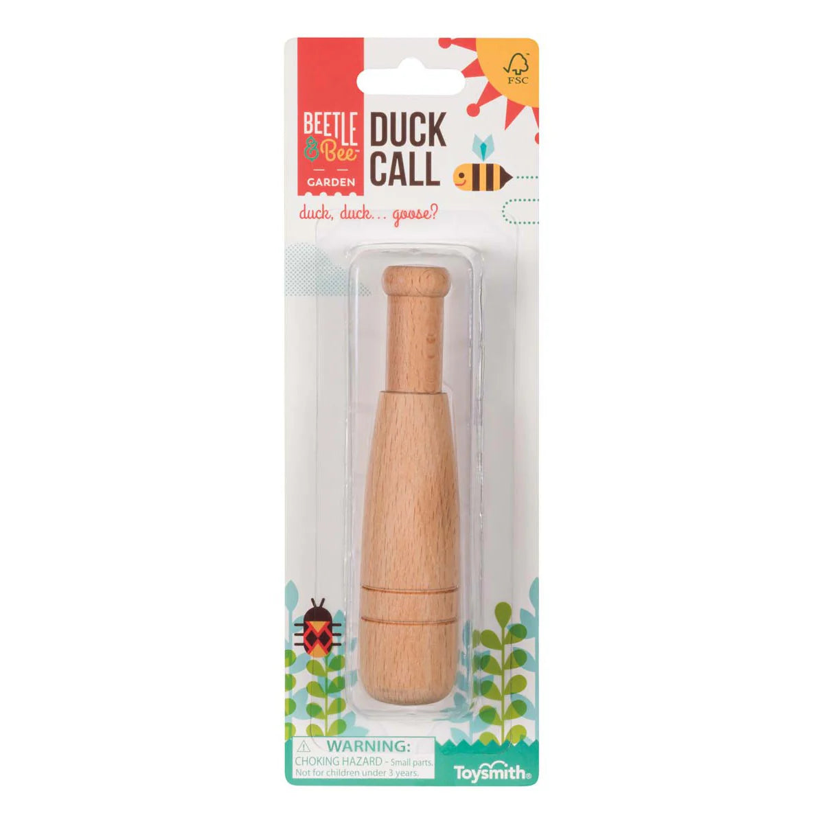 Beetle & Bee Duck Call - FSC Certified Wood-Outdoor Play