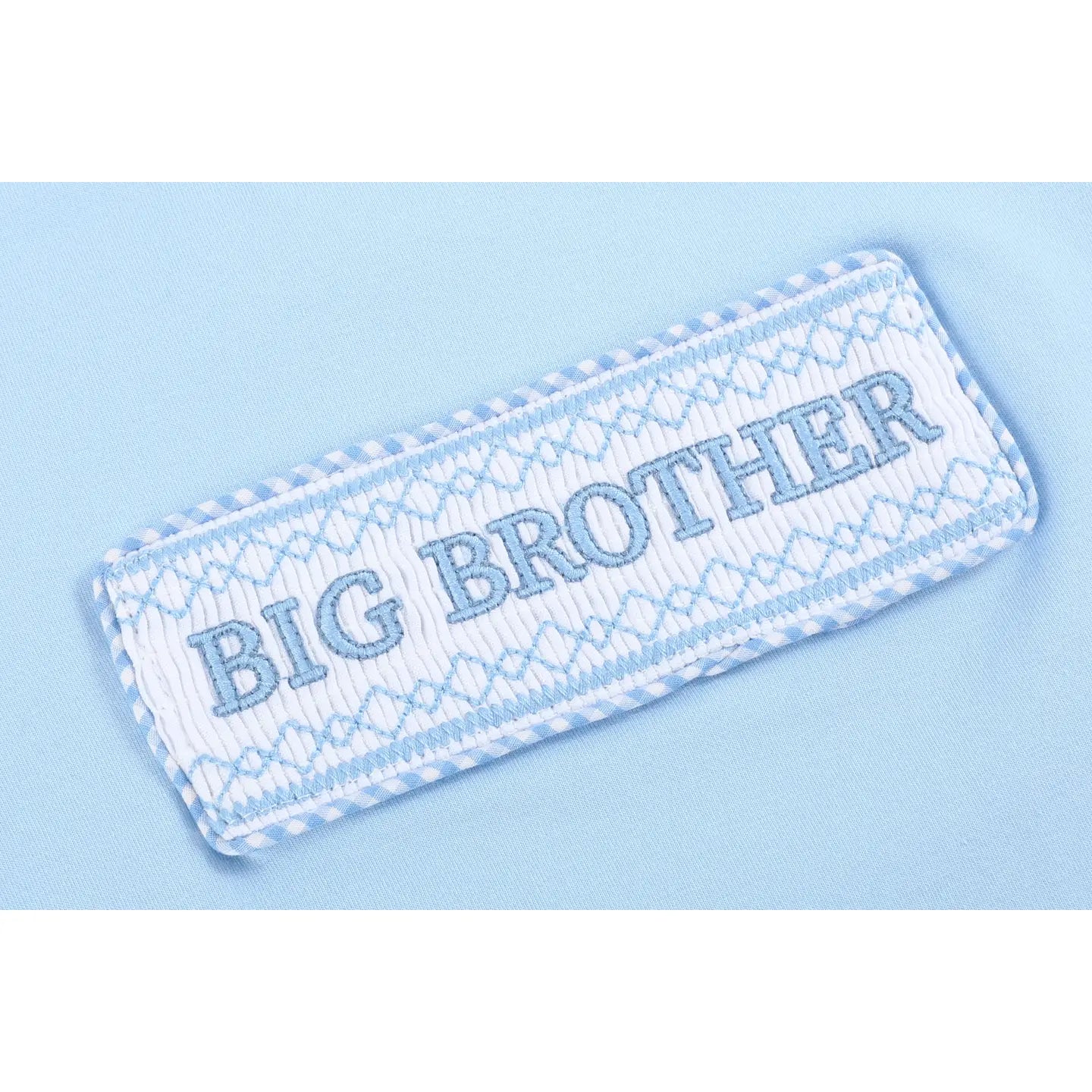 Light Blue Big Brother Smocked Shirt and Shorts Set