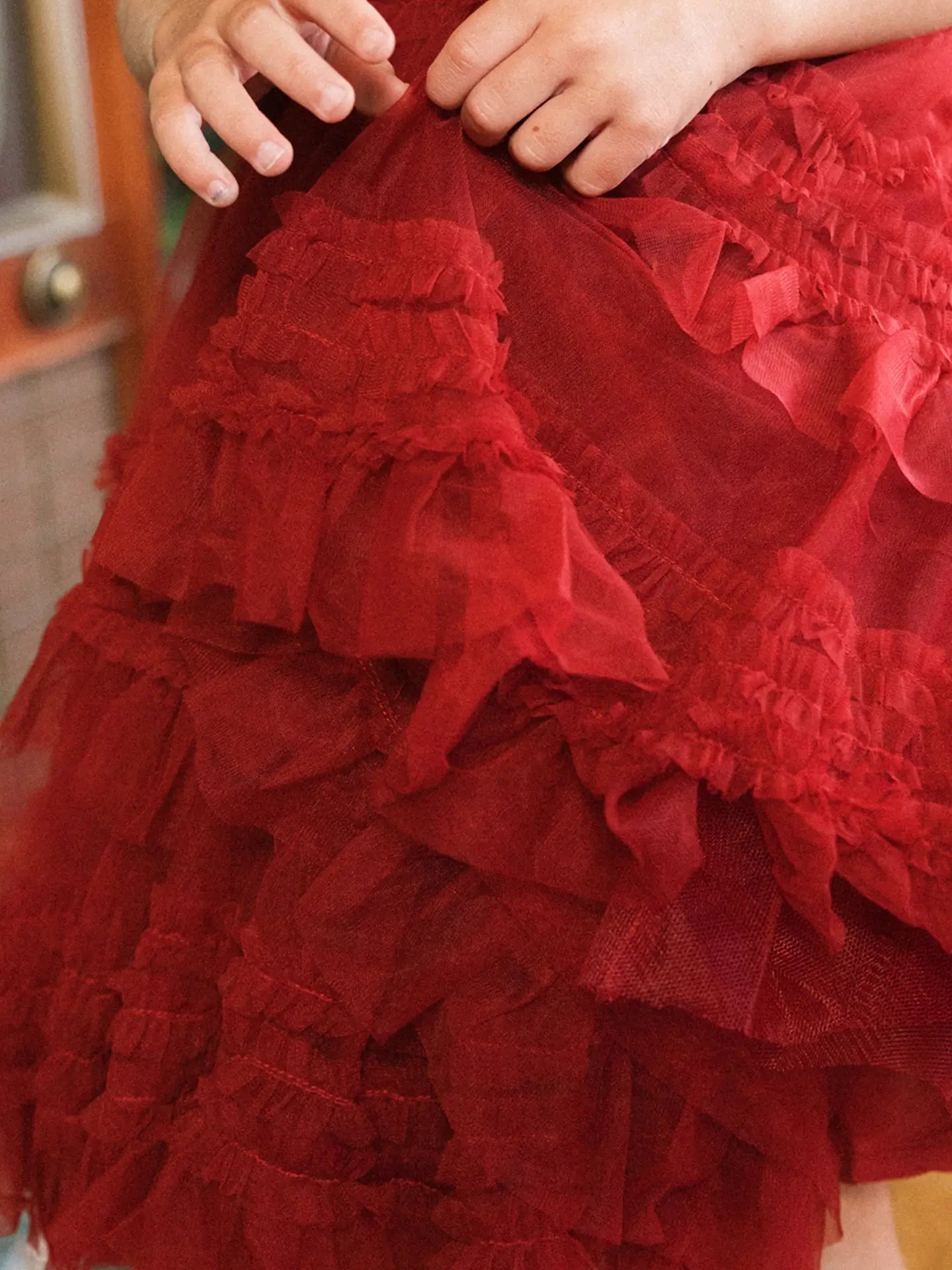 Mini Effie Dress in Garnet