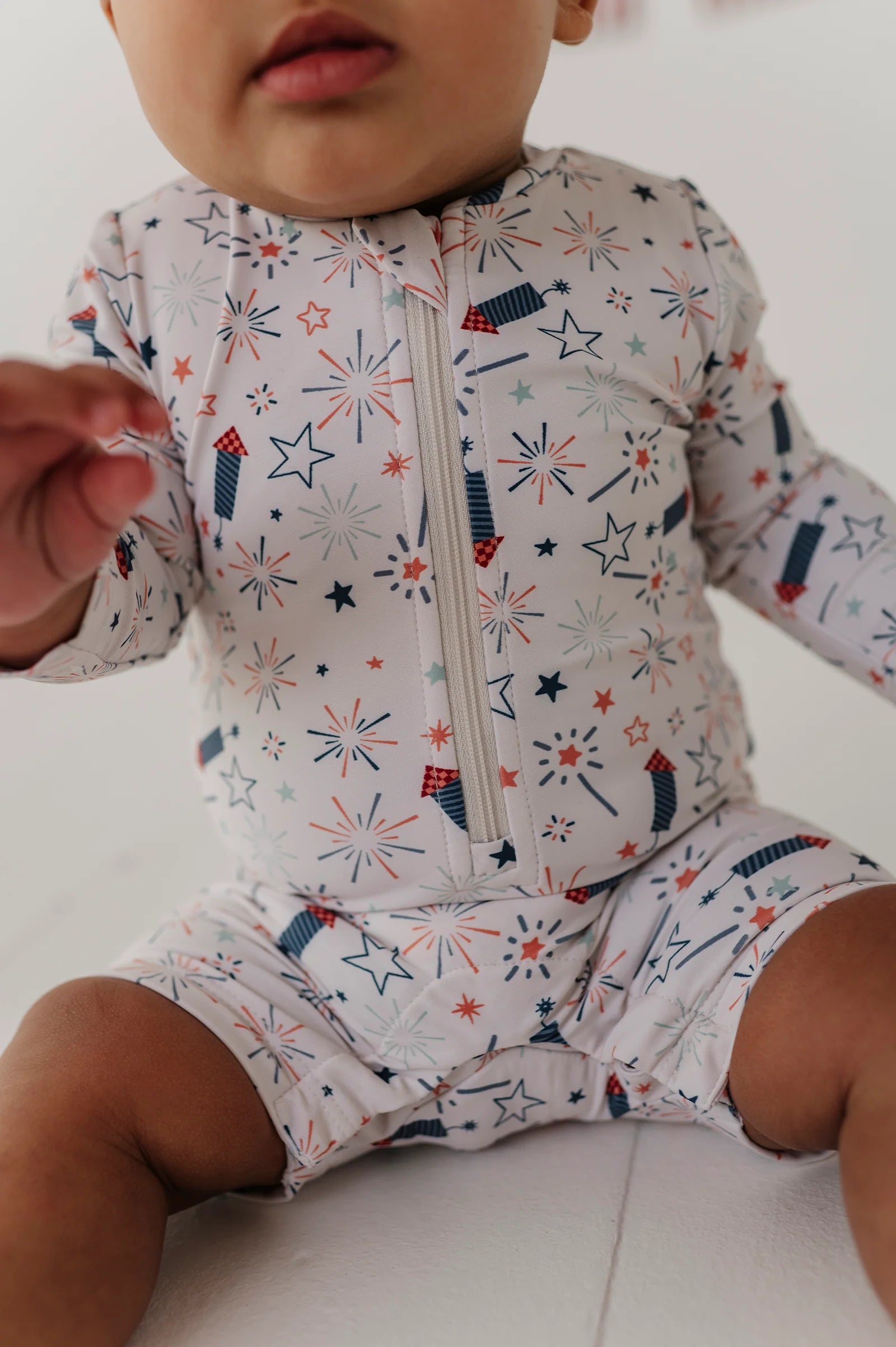 Fireworks Rashguard Swimsuit