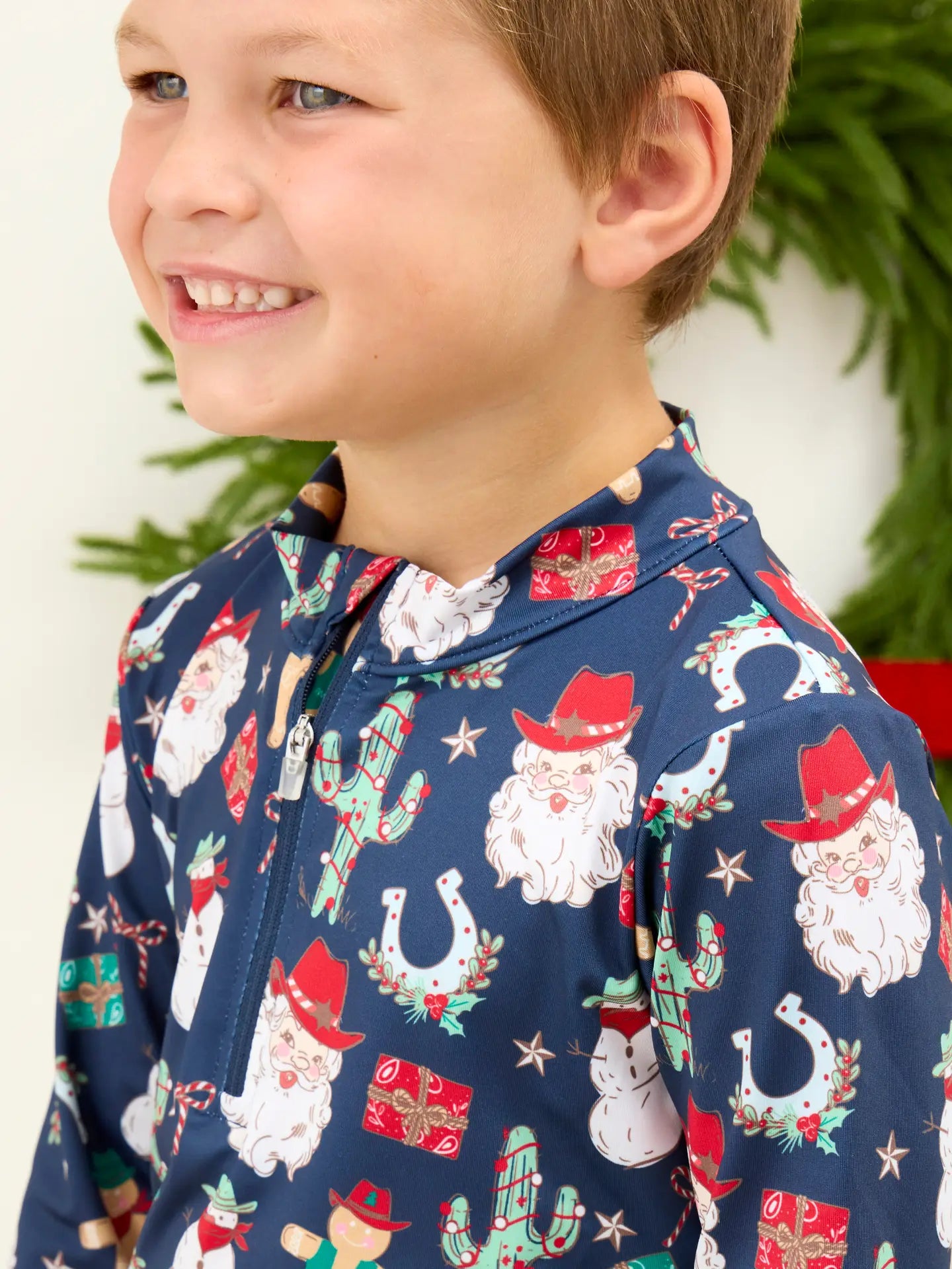 Giddy Up Santa Performance Quarter Zip