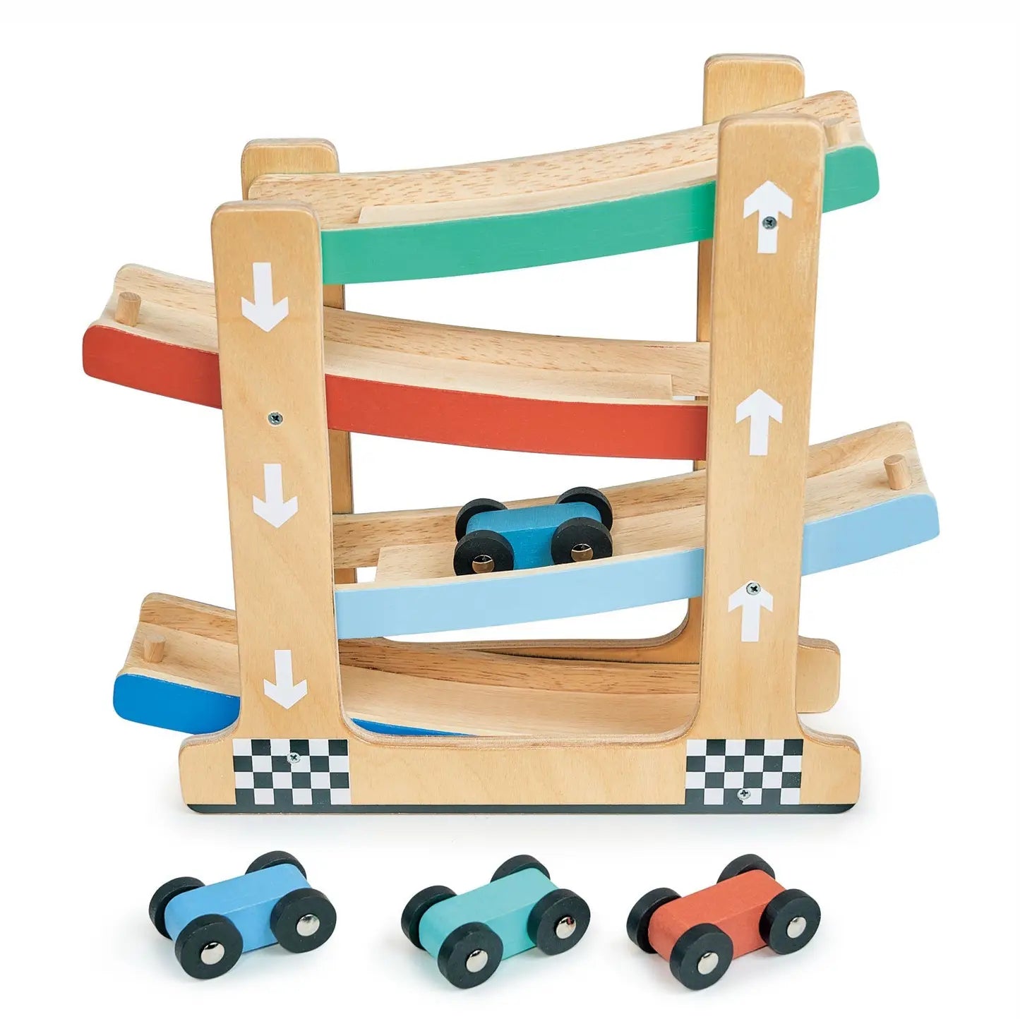 Wooden Ramp Racer Toy