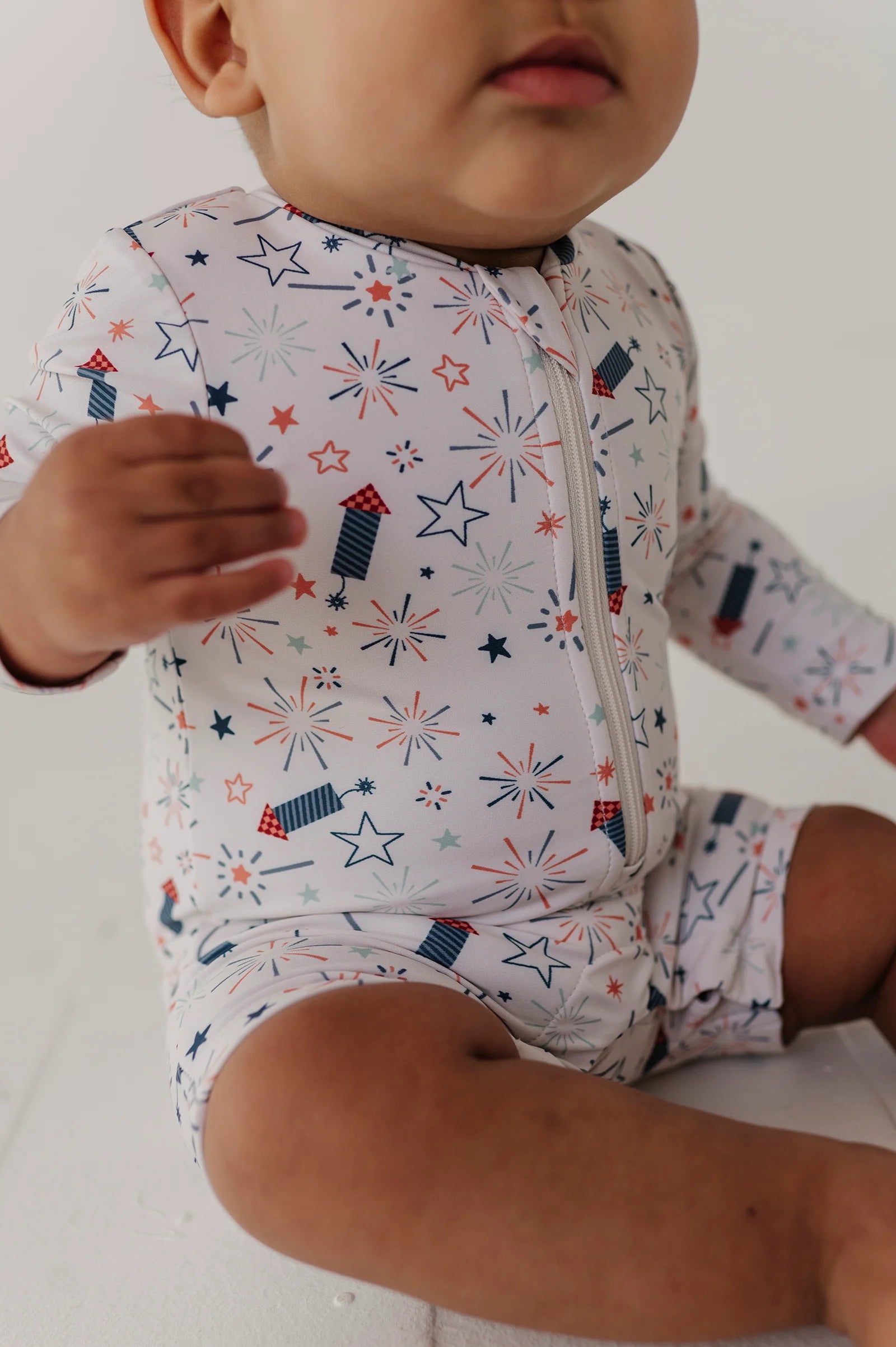 Fireworks Rashguard Swimsuit