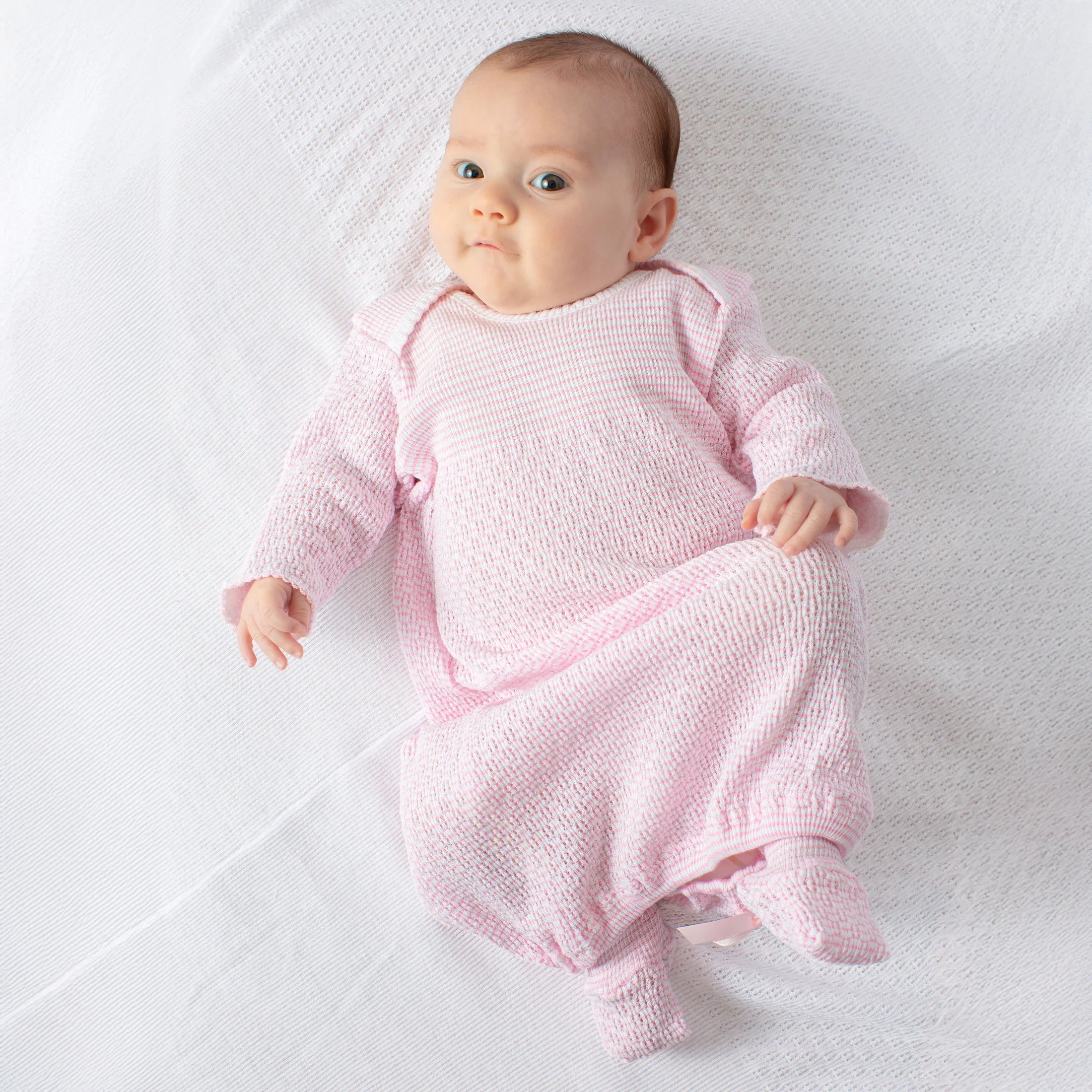 Paty Knit Gown - Bow - Pink