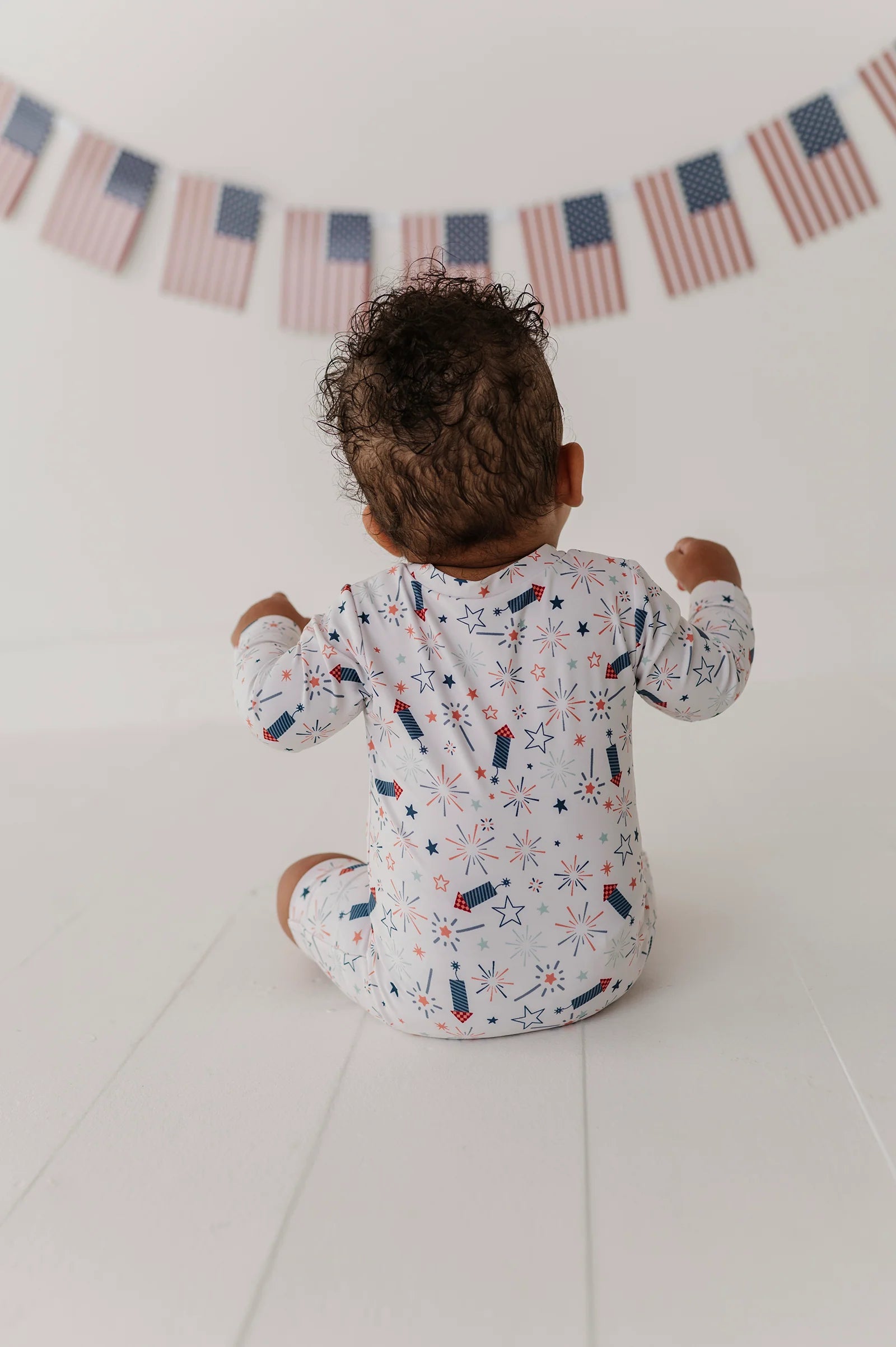 Fireworks Rashguard Swimsuit