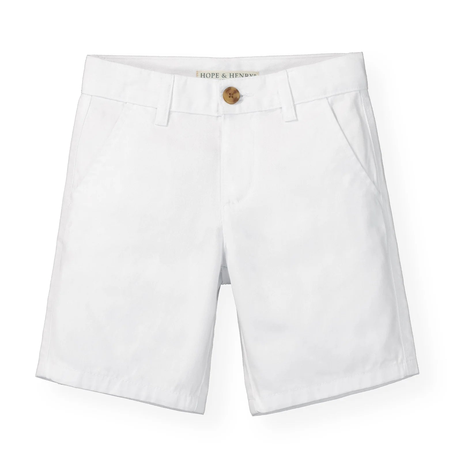 White Chino Short