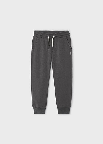 Dark Gray Basic Cuffed Drawstring Sweatpants