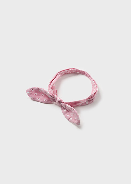 Pink Geo Print SS Bloomer Dress & Stretch Headband