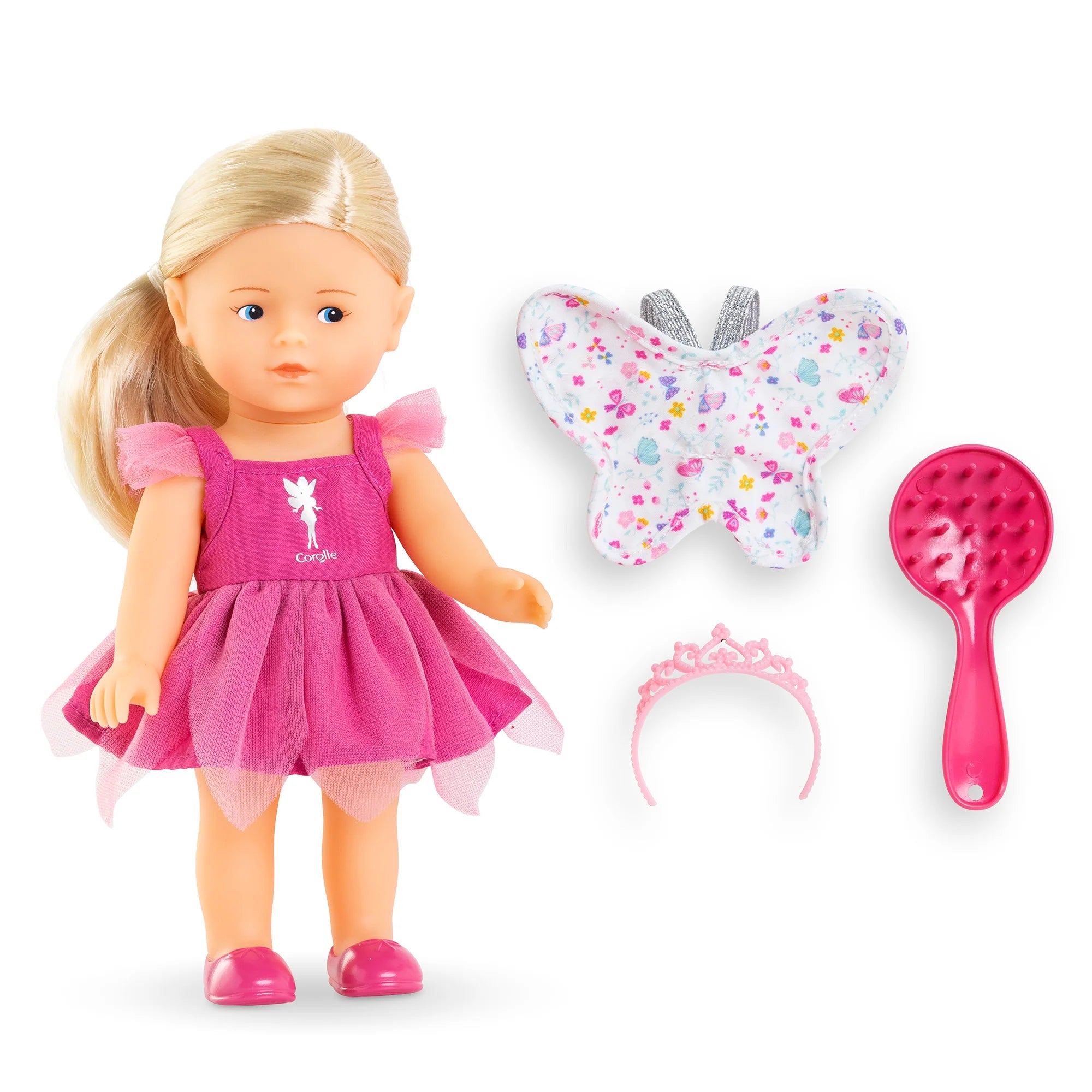 Mini Corolline Rosy Fairy Doll Set
